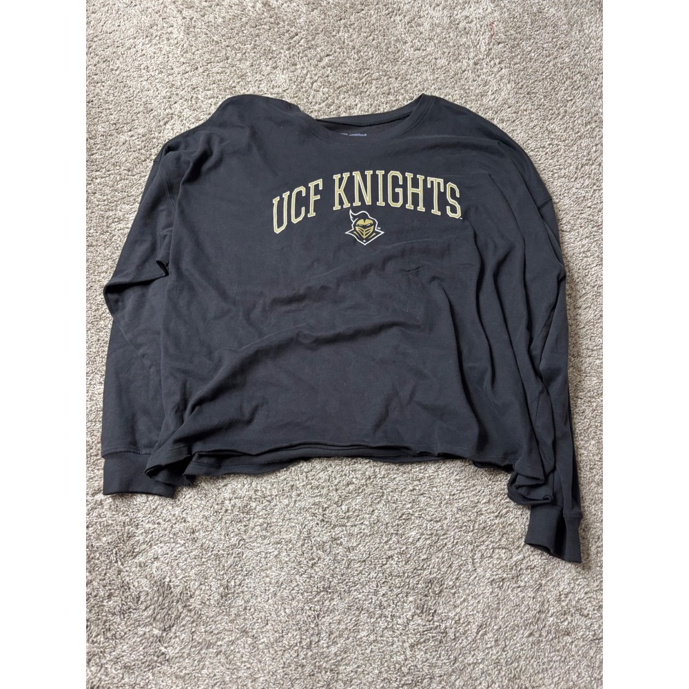 Champion UCF Knights Long Sleeve T-Shirt Mens 2XL Black NCAA Fan Gear
